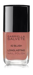 Küünelakk Gabriella Salvete Longlasting Enamel 11 ml, 42 Blush hind ja info | Küünelakid, küünetugevdajad | kaup24.ee