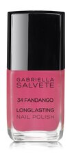 Küünelakk Gabriella Salvete Longlasting Enamel 11 ml, 34 Fandango цена и информация | Лаки для ногтей, укрепители для ногтей | kaup24.ee