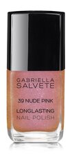 Küünelakk Gabriella Salvete Longlasting Enamel 11 ml, 39 Nude Pink hind ja info | Küünelakid, küünetugevdajad | kaup24.ee