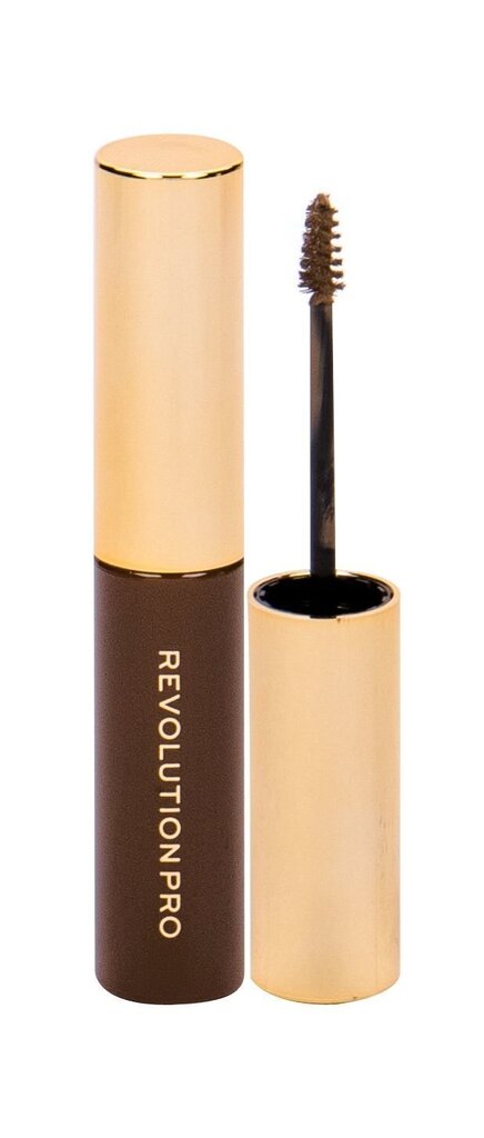 Kulmuvärv Makeup Revolution Pro Volume and Sculpt 6 ml, Warm Brown цена и информация | Kulmuvärvid, -pliiatsid | kaup24.ee