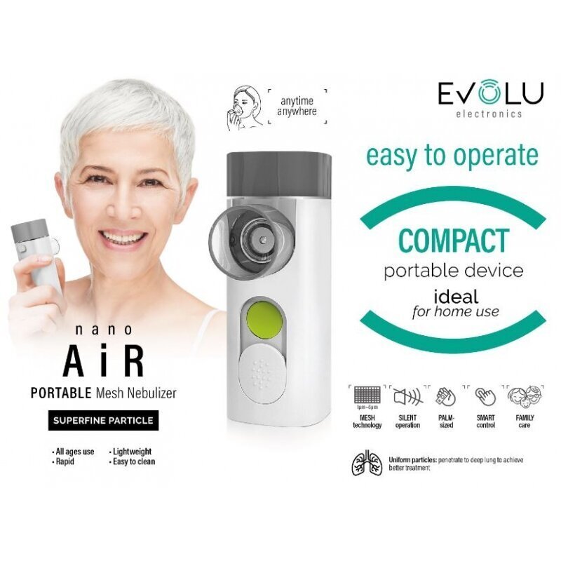 Evolu Nano Air цена и информация | Inhalaatorid | kaup24.ee