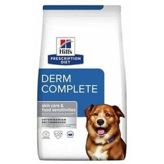 Hill's Prescription Diet Derm Complete täiskasvanud koertele kodulindudega, 1,5 kg hind ja info | Kuivtoit koertele | kaup24.ee