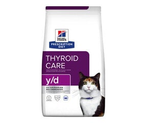 Корм Hill's Prescription Diet Thyroid Care yd, 3 кг цена и информация | Сухой корм для кошек | kaup24.ee