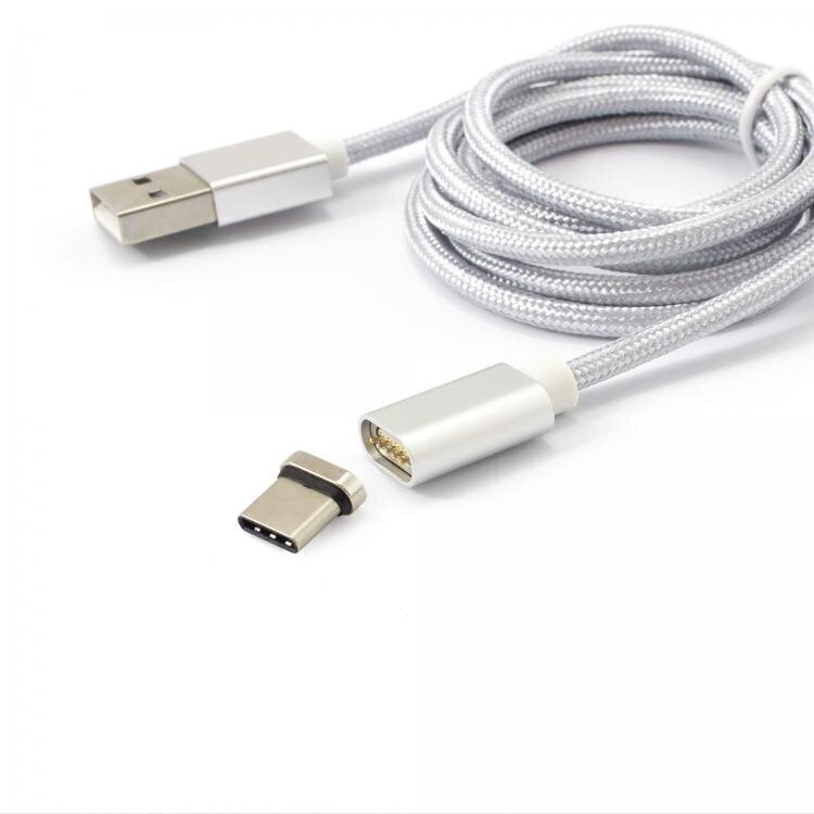 Sbox TYPEC-MAG, Magnetic USB 2.0 Cable A - Type C M/M, 1m цена и информация | Mobiiltelefonide kaablid | kaup24.ee