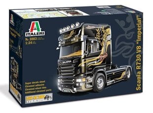 Scania R730 V8 Imperial 3883 ITALERI Truck 1:24 hind ja info | Mudelautode kollektsioneerimine | kaup24.ee