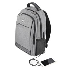 Tellur 15.6 Notebook Backpack Companion, USB port, gray цена и информация | Рюкзаки, сумки, чехлы для компьютеров | kaup24.ee