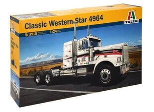 Сборная пластиковая модель Classic Western Star 4964 3915 ITALERI Truck 1:24  цена и информация | Коллекционные модели автомобилей | kaup24.ee