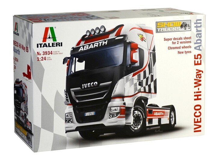 Iveco E5 Hi-Way Abarth 3934 ITALERI Truck 1:24 hind ja info | Mudelautode kollektsioneerimine | kaup24.ee