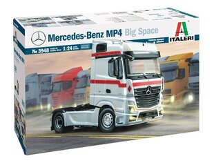Сборная пластиковая модель Italeri - Mercedes Benz MP4 Big Space (Middle Roof), 1/24, 3948 цена и информация | Конструкторы и кубики | kaup24.ee