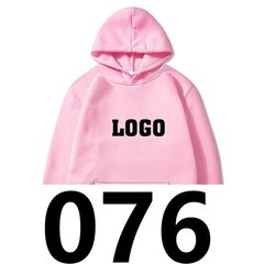 (Pink-S）076 Kohandatud logoga kapuutsid Meeste Harajuku tänavarõivad, pikkade varrukatega pullover, fliisist kampsun цена и информация | Мужские толстовки | kaup24.ee