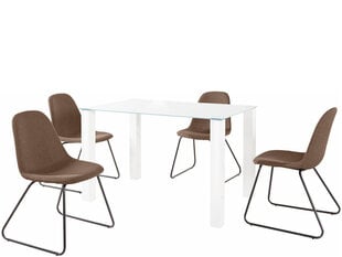 Notio Living Dante 120/Colombo комплект мебели для столовой, коричневый цена и информация | Комплекты мебели для столовой | kaup24.ee