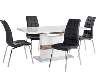 Notio Living Pavlos 200/Lila, комплект мебели для столовой белый цена и информация | Комплекты мебели для столовой | kaup24.ee