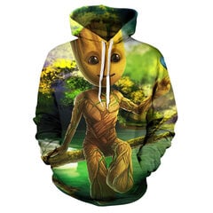 (W-1488-XXS）Guardians of the Galaxy Groot Meeste Pusad, Pusad, 3D-prinditud hind ja info | Meeste pusad | kaup24.ee