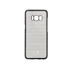 Telefoniümbris Tellur Horizontal Stripes telefonile Samsung Galaxy S8, Must hind ja info | Telefoni kaaned, ümbrised | kaup24.ee