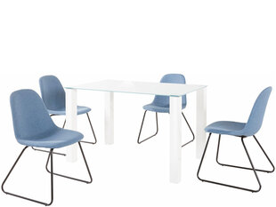 Notio Living Dante 120/Colombo комплект мебели для столовой, синий цена и информация | Комплекты мебели для столовой | kaup24.ee