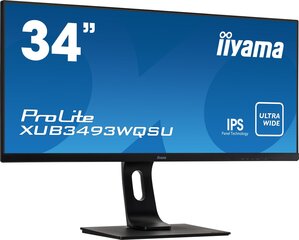 IIyama PLXUB3493WQSU-B1, 34" цена и информация | Мониторы | kaup24.ee