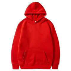 (Red-S）Meeste Harajuku Hoodies Pusad Oversized hind ja info | Meeste pusad | kaup24.ee