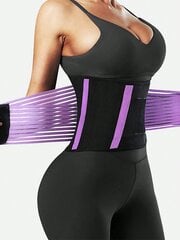 1 tk Unisex Waist Trainer korsetivöö sünnitusjärgseks taastumiseks, sportimiseks ja fitnessiks·Lilla·L hind ja info | Värvid | kaup24.ee