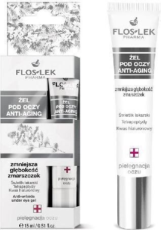 Kortsudevastane noorendav silmakreem Floslek Anti Aging 15 ml hind ja info | Silmakreemid, seerumid | kaup24.ee