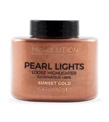 Придающая сияние рассыпная пудра Makeup Revolution London Pearl Lights Loose Highlighter 42 г цена и информация | Бронзеры (бронзаторы), румяна | kaup24.ee
