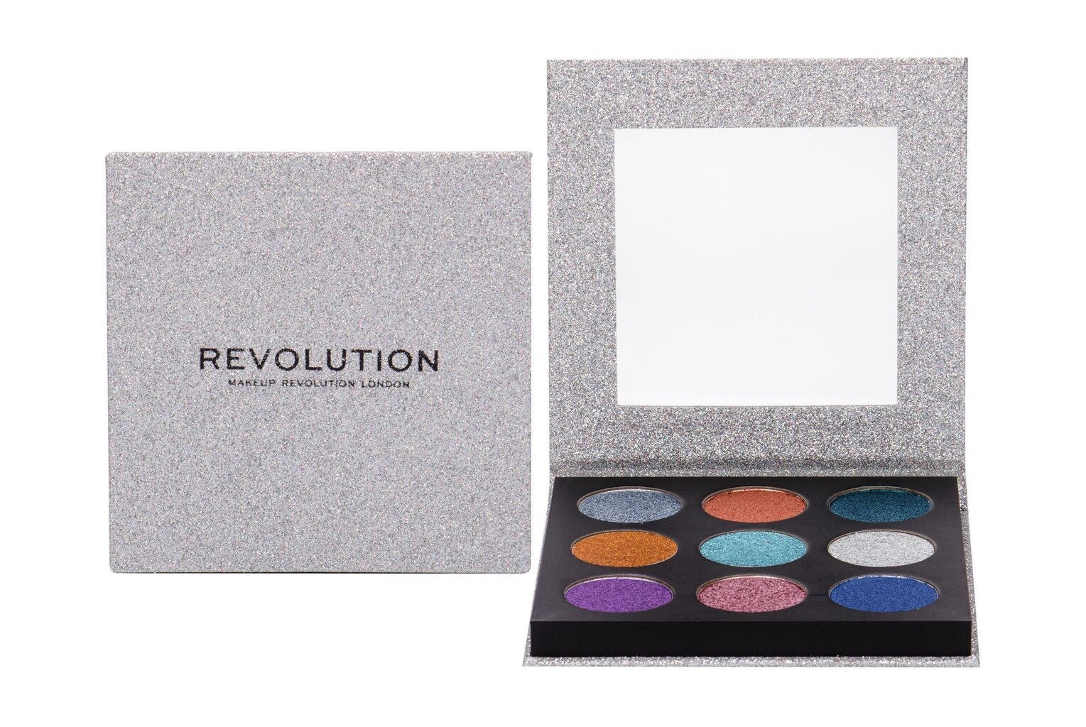 Lauvärvipalett Makeup Revolution London Pressed Glitter 13,5 g, Illusion цена и информация | Ripsmetušid, lauvärvid, silmapliiatsid, seerumid | kaup24.ee
