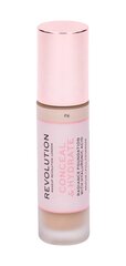 Peitev ja niisutav jumestuskreem Makeup Revolution London Conceal & Hydrate Make up 23 ml, F6 hind ja info | Jumestuskreemid, puudrid | kaup24.ee