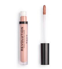 Vedel huulepulk Makeup Revolution London Matte 3 ml, 101 Piece Of Cake цена и информация | Помады, бальзамы, блеск для губ | kaup24.ee