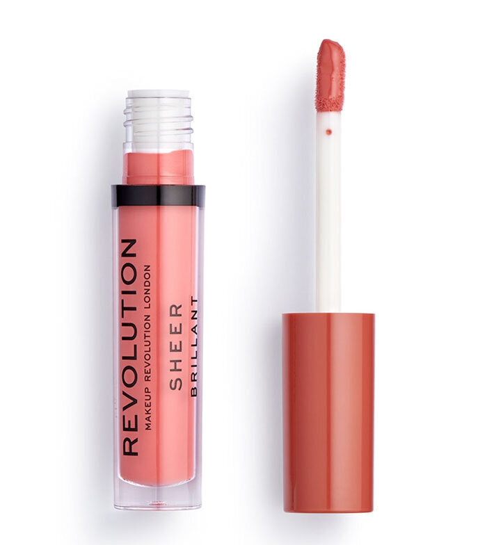 Huuleläige Makeup Revolution London Gloss Sheer 3 ml, 107 RBF hind ja info | Huulepulgad, -läiked, -palsamid, vaseliin | kaup24.ee