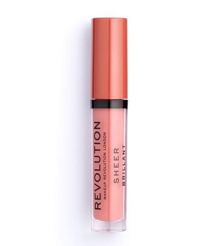 Huuleläige Makeup Revolution London Gloss Sheer 3 ml, 107 RBF hind ja info | Huulepulgad, -läiked, -palsamid, vaseliin | kaup24.ee