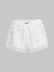 Kawaii Sweet Lace Cake-kujulised turvapüksid koos Bowknot·White·L-ga hind ja info | Karnevali kostüümid | kaup24.ee