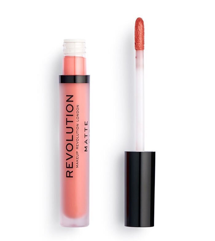 Matt, vedel huulepulk Makeup Revolution London Matte 3 ml, 107 RBF hind ja info | Huulepulgad, -läiked, -palsamid, vaseliin | kaup24.ee