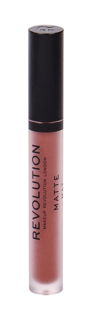 Matt, vedel huulepulk Makeup Revolution London Matte 3 ml, 124 Gone Rogue hind ja info | Huulepulgad, -läiked, -palsamid, vaseliin | kaup24.ee