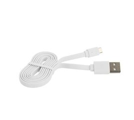 Tellur Andmeedastuskaabel, USB/Micro USB, 1m, Valge hind ja info | Mobiiltelefonide kaablid | kaup24.ee