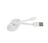 Tellur Andmeedastuskaabel, USB/Micro USB, 1m, Valge цена и информация | Mobiiltelefonide kaablid | kaup24.ee