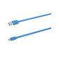 Andmeedastuskaabel Tellur USB/Micro USB, 1m, Sinine hind ja info | Mobiiltelefonide kaablid | kaup24.ee