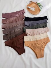 12tk Solid Simple Panty·Multicolor·L hind ja info | Meeste spordiriided | kaup24.ee