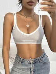 Kontrastne köites soonik kudum Cami Bralette·Grey·S цена и информация | Бюстгальтеры | kaup24.ee