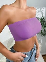 Solid Bandeau Bra·Purple·S цена и информация | Бюстгальтеры | kaup24.ee