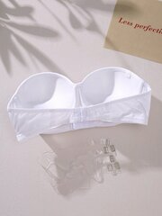 Solid Underwire Bra·White·90C цена и информация | Бюстгальтеры | kaup24.ee