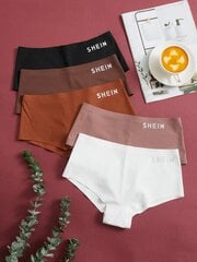 pakki Letter Graphic Boyshorts·Multicolor·L hind ja info | Meeste sokid | kaup24.ee