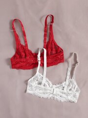 2pack Floral Lace Underwire rinnahoidja komplekt pesukomplekt·Multivärviline·M hind ja info | Rinnahoidjad | kaup24.ee