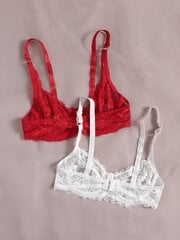 2pack Floral Lace Underwire rinnahoidja komplekt pesukomplekt·Multicolor·S цена и информация | Бюстгальтеры | kaup24.ee