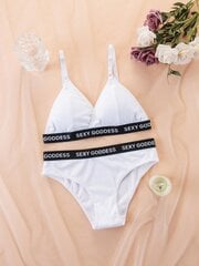 3 tk/komplekt Kevadsuvi vabaajamoe tänavastiilis naiste kamisole komplekt, mis sisaldab mähitud rindkere ja Push Up bralette ja õhuke rinnahoidja, sobib ideaalselt seljata kleitide jaoks · Mitmevärviline · L цена и информация | Бюстгальтеры | kaup24.ee