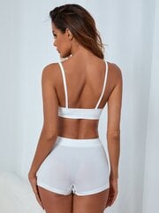 Õhuke, puudutusele pehme rihm Õmblusteta Mugav Bralette·White·L цена и информация | Бюстгальтеры | kaup24.ee