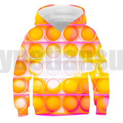 (POPit78-Kids-90 (2T)） 3D naljakad riided, anime POP It Hoodie, meeste ülisuur kampsun цена и информация | Свитеры, жилетки, пиджаки для мальчиков | kaup24.ee