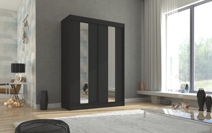 Шкаф ADRK Furniture Balton 150, черный цена и информация | Шкафы | kaup24.ee