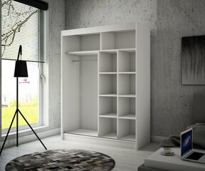 Riidekapp Adrk Furniture Karen 150 cm, must hind ja info | Kapid | kaup24.ee
