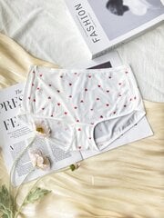 Strawberry Print Kontrastköites Boyshorts·White·S hind ja info | Meeste sokid | kaup24.ee