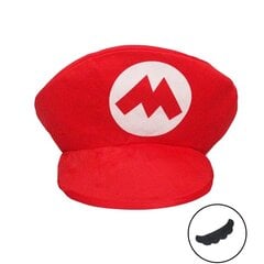 Super Mario Bros Luigi Cartoon Cosplay müts, Halloweeni Unisex Kids Adult Cap hind ja info | Karnevali kostüümid | kaup24.ee