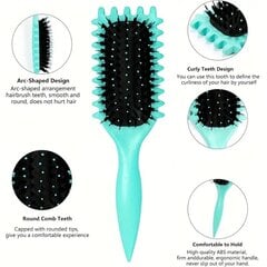 Curly Hair Brush Curly Hair Brush Styling D hind ja info | Juukseharjad, kammid, juuksuri käärid | kaup24.ee